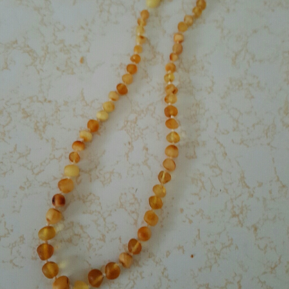 Baby pain relief teething necklace